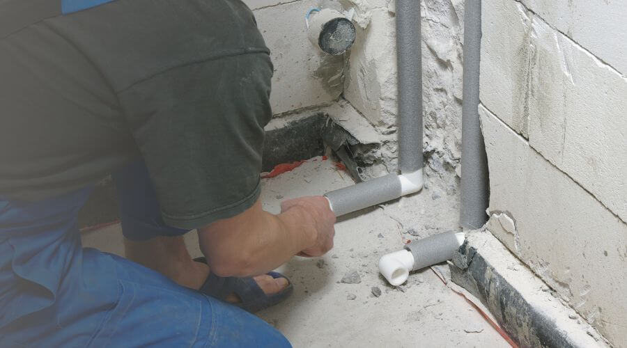 Expert burst pipe repair services in Ninnekah, OK